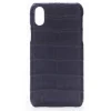 2 ME Style - Case Croco Dark Violet - iPhone XS Max - Crocodile Leather Cover - Avvenice