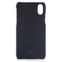 2 ME Style - Case Croco Dark Violet - iPhone XS Max - Crocodile Leather Cover - Avvenice