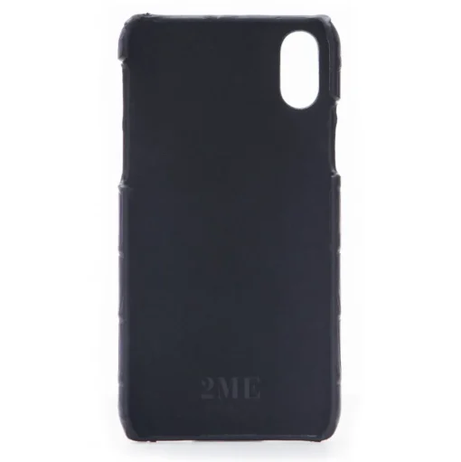 2 ME Style - Case Croco Dark Violet - iPhone XS Max - Crocodile Leather Cover - Avvenice