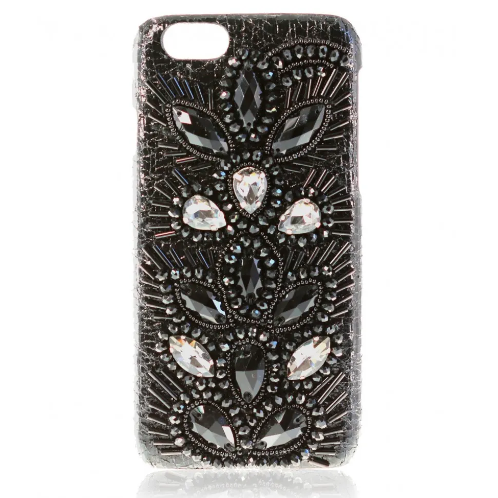 2 ME Style - Case Embroidery Black Drops - iPhone 6/6S - Avvenice