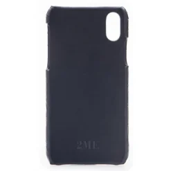 2 ME Style - Case Fingers Croco Black / Black - iPhone XR - Crocodile Leather Cover - Avvenice