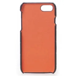 2 ME Style - Case Fingers Croco Green / Orange - iPhone 8 / 7 - Crocodile Leather Cover - Avvenice