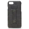 2 ME Style - Case Fingers Croco Green / Green - iPhone 8 Plus / 7 Plus - Crocodile Leather Cover - Avvenice