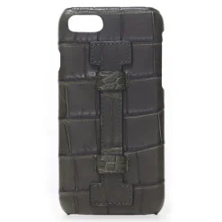 2 ME Style - Case Fingers Croco Green / Green - iPhone 8 Plus / 7 Plus - Crocodile Leather Cover - Avvenice