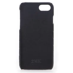 2 ME Style - Case Fingers Croco Black / Black - iPhone 8 Plus / 7 Plus - Crocodile Leather Cover - Avvenice