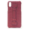 2 ME Style - Case Fingers Croco Red / Red - iPhone XR - Crocodile Leather Cover - Avvenice