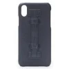 2 ME Style - Case Fingers Leather Black / Croco Black - iPhone XS Max - Crocodile Leather Cover - Avvenice