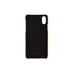 2 ME Style - Case Fingers Leather Orange - iPhone XS Max - Leather Cover - Avvenice
