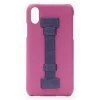 2 ME Style - Case Fingers Leather Fucsia / Croco Purple - iPhone XR - Crocodile Leather Cover - Avvenice