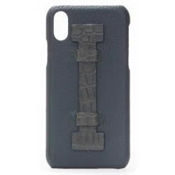 2 ME Style - Case Fingers Leather Green / Croco Green - iPhone XS Max - Crocodile Leather Cover - Avvenice