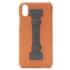 2 ME Style - Case Fingers Leather Orange / Croco Green - iPhone XS Max - Crocodile Leather Cover - Avvenice