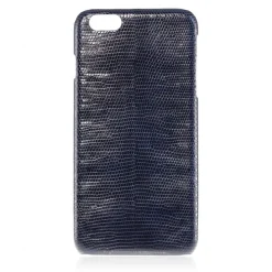2 ME Style - Case Lizard Dark Blue Glossy - iPhone 8 / 7 - Leather Cover - Avvenice