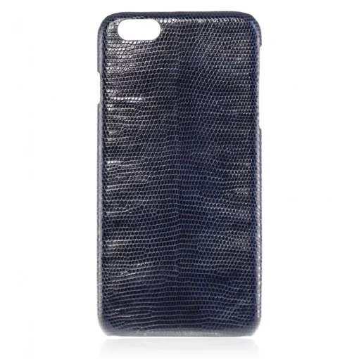 2 ME Style - Case Lizard Dark Blue Glossy - iPhone 8 Plus / 7 Plus - Leather Cover - Avvenice