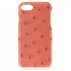 2 ME Style - Case Ostrich Begonia - iPhone 8 Plus / 7 Plus - Leather Cover - Avvenice