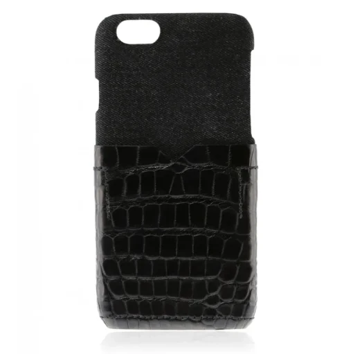 2 ME Style - Case Rebel Rider - iPhone 8 / 7 - Leather and Denim Cover - Avvenice