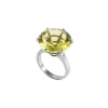 Ab Ove - Ring in Silver with Lemon Quartz Stone ct 20 - Iris Collection - Handcrafted Ring - High Quality Luxury - Avvenice