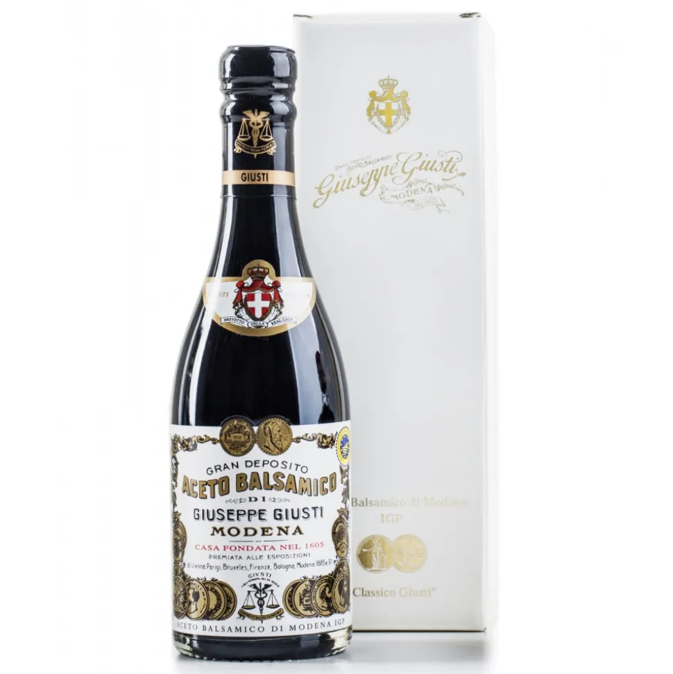 Acetaia Giuseppe Giusti - Modena 1605 - 2 Gold Medals - The Classic - Balsamic Vinegar of Modena I.G.P. - Avvenice