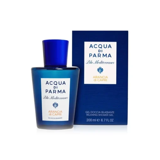 Acqua di Parma - Relaxing Shower Gel - Arancia di Capri - Blu Mediterraneo - Bath Collection - Luxury - 200 ml - Avvenice
