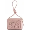 Aleksandra Badura - Camera Bag - Python & Calfskin Mini Bag - Quartz Rose - Luxury High Quality Leather Bag - Avvenice