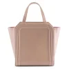 Aleksandra Badura - Clio Mini Bag - Calfskin Shopper Bag - Blush - Luxury High Quality Leather Bag - Avvenice