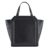 Aleksandra Badura - Clio Mini Bag - Goatskin Shopper Bag - Onyx - Luxury High Quality Leather Bag - Avvenice