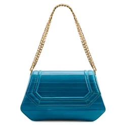 Aleksandra Badura - Etoile Bag - Eel Shoulder Bag - Himalaya Blue - Luxury High Quality Leather Bag - Avvenice