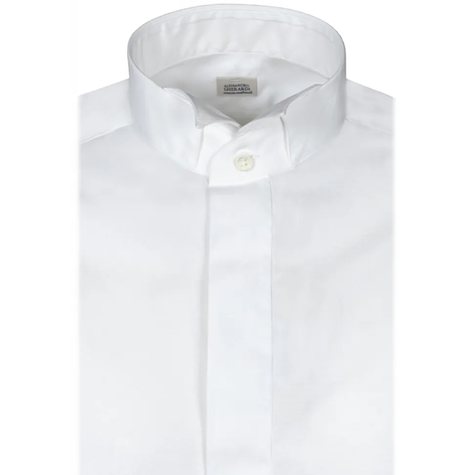 Alessandro Gherardi - Long Sleeve Shirt - White - Shirt - Handmade in Italy - Luxury Exclusive Collection - Avvenice