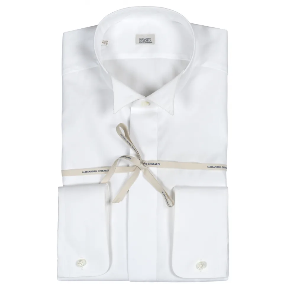 Alessandro Gherardi - Long Sleeve Shirt - White - Shirt - Handmade in Italy - Luxury Exclusive Collection - Avvenice