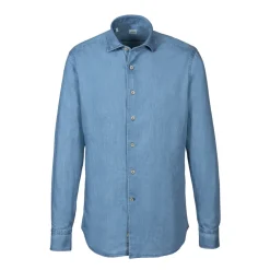 Alessandro Gherardi - Long Sleeve Shirt - Light Denim - Shirt - Handmade in Italy - Luxury Exclusive Collection - Avvenice
