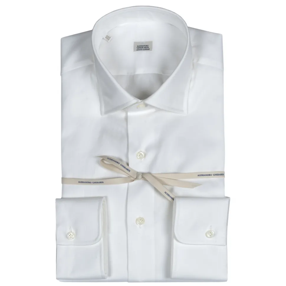 Alessandro Gherardi - Long Sleeve Shirt - White - Shirt - Handmade in Italy - Luxury Exclusive Collection - Avvenice