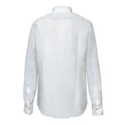 Alessandro Gherardi - Long Sleeve Shirt - White Linen - Shirt - Handmade in Italy - Luxury Exclusive Collection - Avvenice