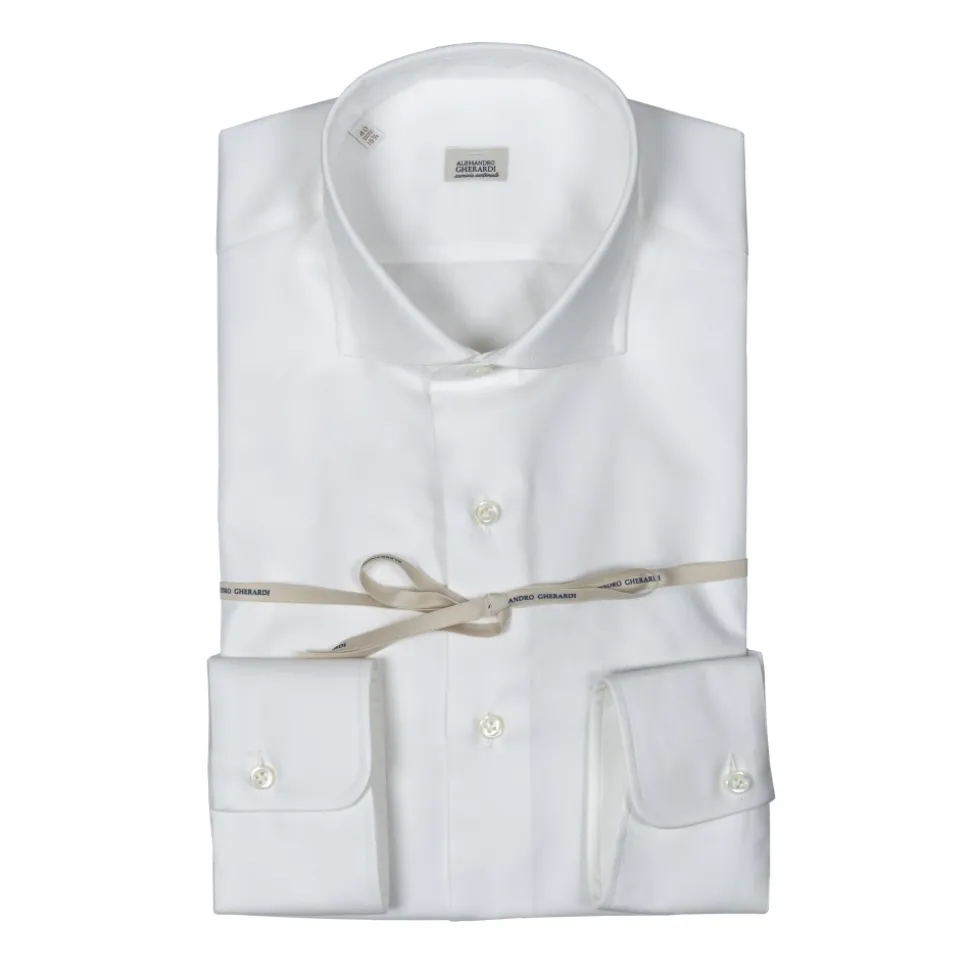 Alessandro Gherardi - Long Sleeve Shirt - White - Shirt - Handmade in Italy - Luxury Exclusive Collection - Avvenice