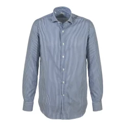 Alessandro Gherardi - Long Sleeve Shirt - Blue Stripe - Shirt - Handmade in Italy - Luxury Exclusive Collection - Avvenice