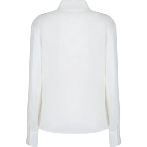 Alexander McQueen - Georgette Shirt - White - Alexander McQueen Exclusive Luxury Collection - Avvenice