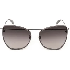 Alexander McQueen - Piercing Butterfly Sunglasses - Ruthenium - Alexander McQueen Eyewear - Avvenice