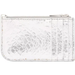 Alexander McQueen - Sling Zip Around Pouch - Silver - Alexander McQueen Exclusive Luxury Collection - Avvenice