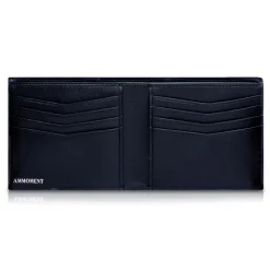 Ammoment - Caiman in Black Northern Light - Leather Bifold Wallet - Avvenice