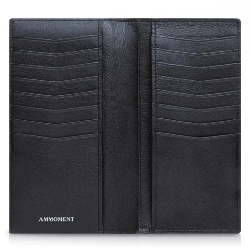 Ammoment - Python in Calcite Grey - Leather Breast Wallet - Avvenice