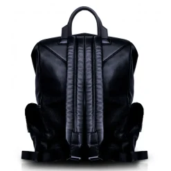 Ammoment - Python in Calcite Blue - Leather Zane Large Backpack - Avvenice