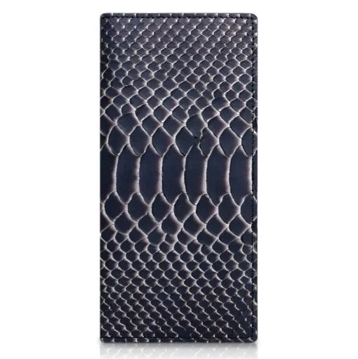 Ammoment - Python in Pepite Rose - Leather Breast Wallet - Avvenice