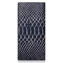 Ammoment - Python in Pepite Rose - Leather Breast Wallet - Avvenice