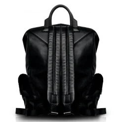 Ammoment - Python in Pepite Rose - Leather Zane Large Backpack - Avvenice