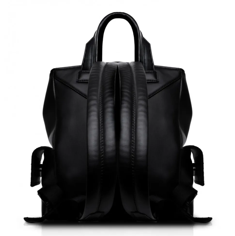 Ammoment - Python in Pepite Rose - Leather Zane Small Backpack - Avvenice