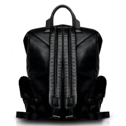 Ammoment - Python in Petale Blue - Leather Zane Large Backpack - Avvenice