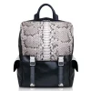 Ammoment - Python in Roccia - Leather Zane Large Backpack - Avvenice