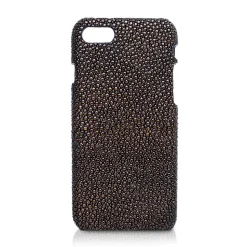 Ammoment - Stingray in Glitter Metallic Brown - Leather Cover - iPhone 8 / 7 - Avvenice