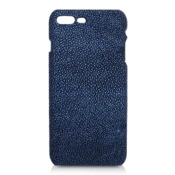 Ammoment - Stingray in Glitter Metallic Blue - Leather Cover - iPhone 8 Plus / 7 Plus - Avvenice