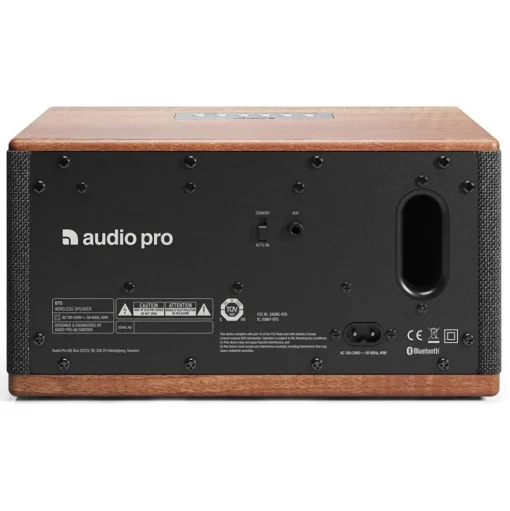Audio Pro - BT5 - Walnut - High Quality Speaker - Bluetooth 4.0 - Wireless - USB - Avvenice