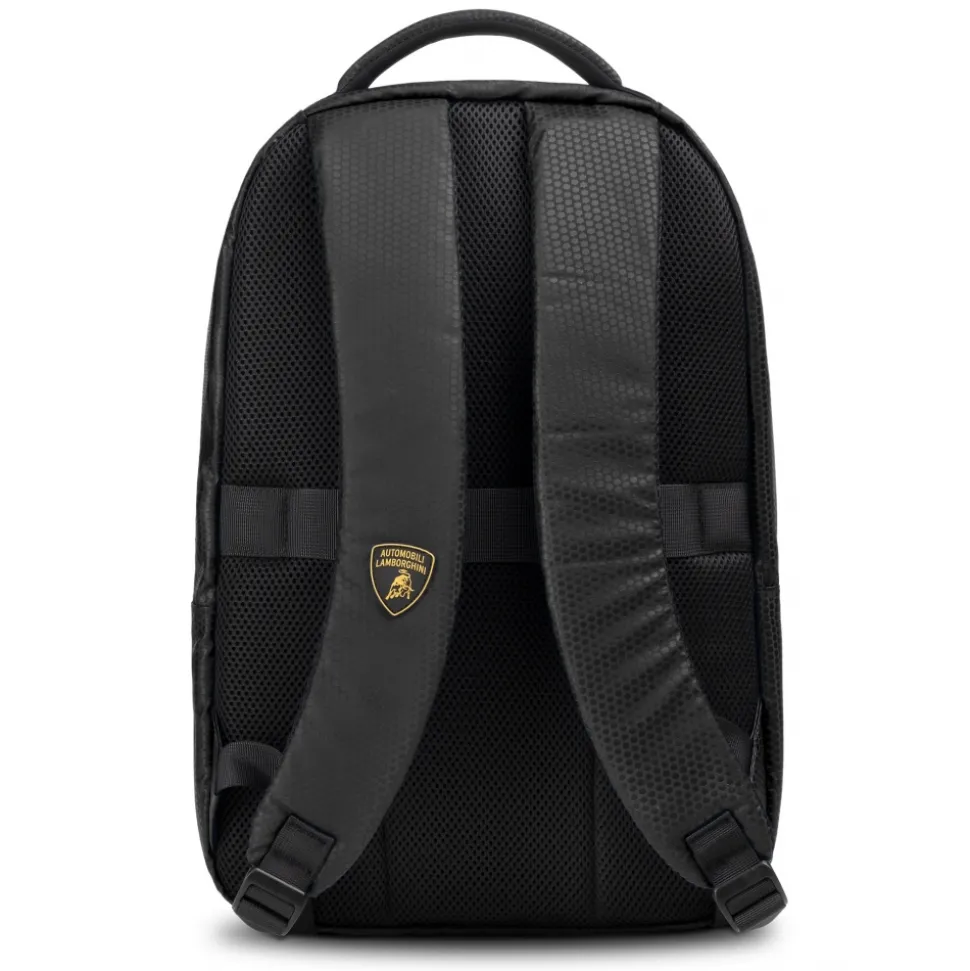 Automobili Lamborghini - Backpack - Black - Made in Italy - Luxury Exclusive Collection - Avvenice