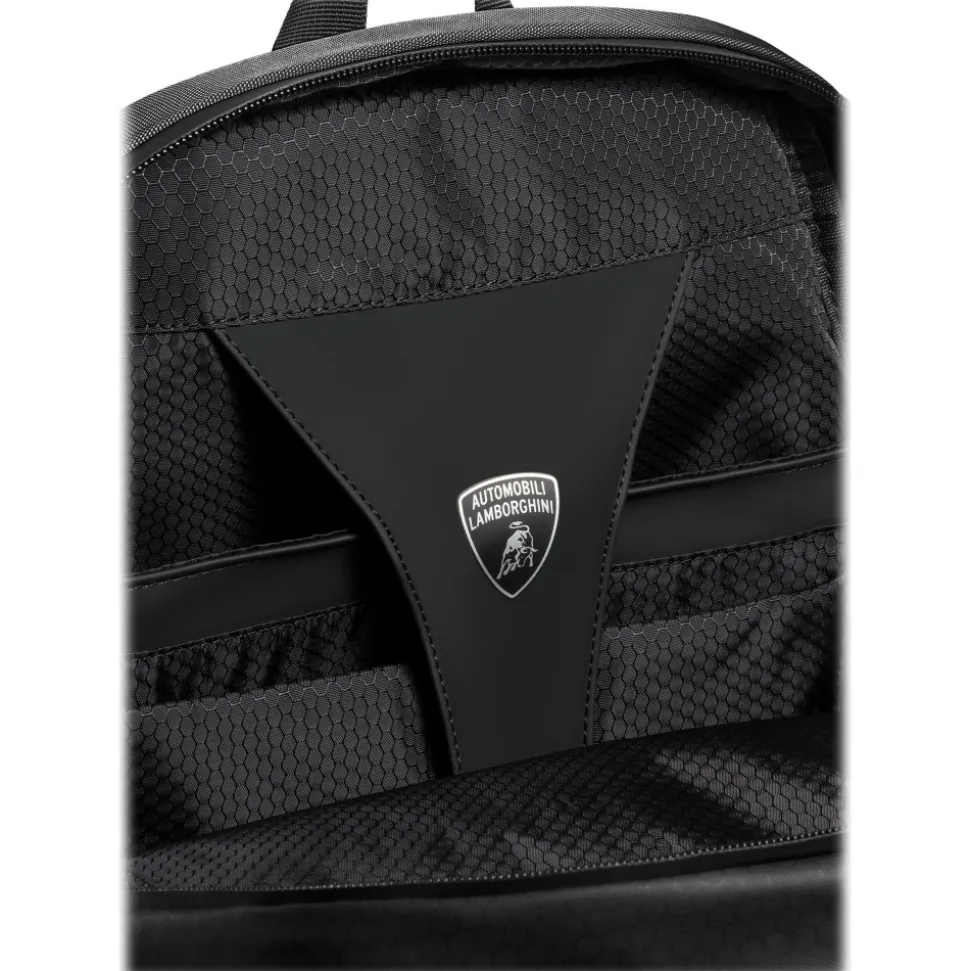 Automobili Lamborghini - Backpack - Black - Made in Italy - Luxury Exclusive Collection - Avvenice